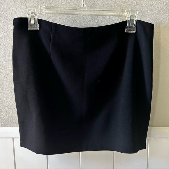 DIANE VON FURSTENBERG Martini Mini Skirt with Rose Gold Side Zippers - Picture 4 of 7